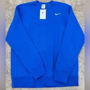 Nike Pullover Crew neck Blue Size Large
